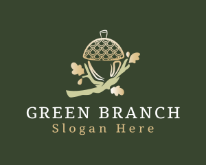 Golden Acorn Branch  logo design