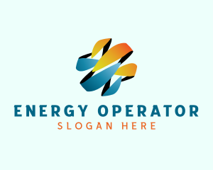 Water Fire Sustainable Energy logo design