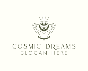 Mystical Cosmic Eye logo design