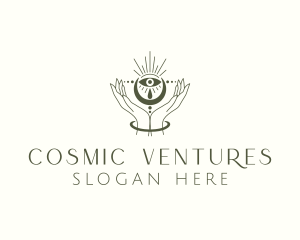 Mystical Cosmic Eye logo design