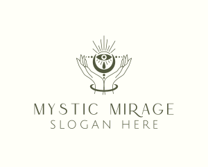 Mystical Cosmic Eye logo design