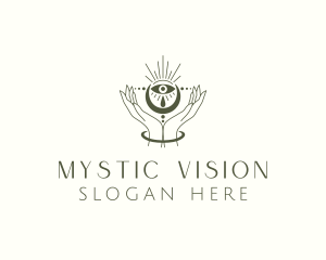 Mystical Cosmic Eye logo design