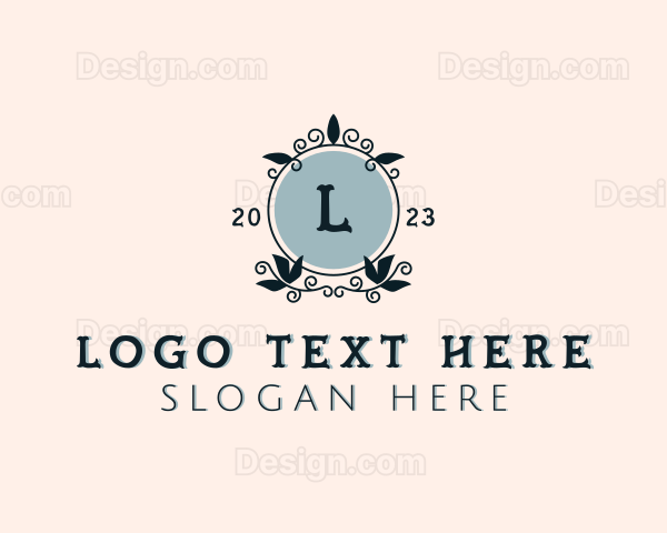 Wedding Planner Wreath Logo