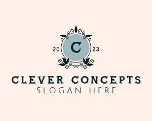Wedding Planner Wreath logo