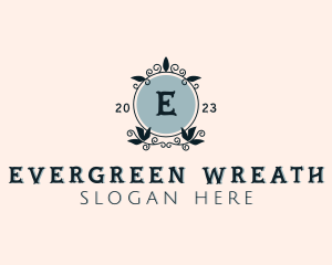 Wedding Planner Wreath logo design