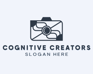 Photo Camera Vlogger logo design