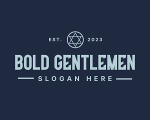 Hipster Masculine Company logo design