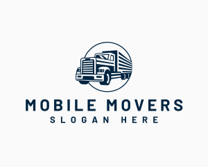 Truck Delivery Freight logo design