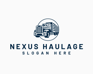 Truck Delivery Freight logo design