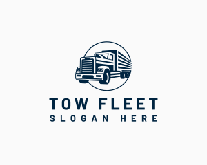 Truck Delivery Freight logo design