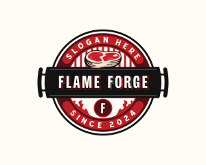 Flame Steak Grill logo design