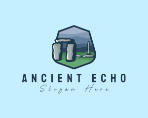 Stonehenge Tourist Spot logo design