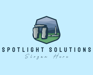 Stonehenge Tourist Spot logo design