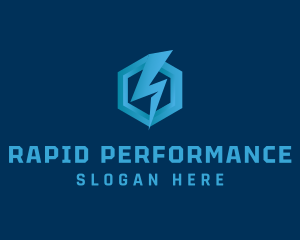 Blue Power Lightning logo