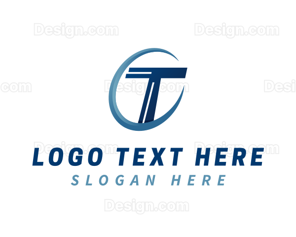 Generic Business Letter T Logo