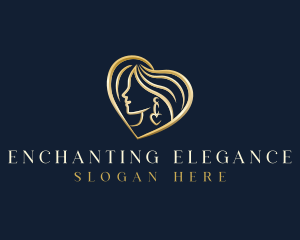 Elegant Heart Jewelry logo design