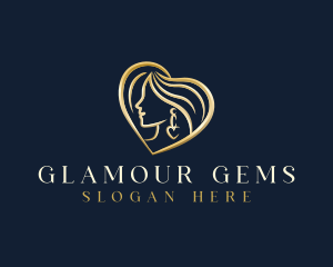 Elegant Heart Jewelry logo design