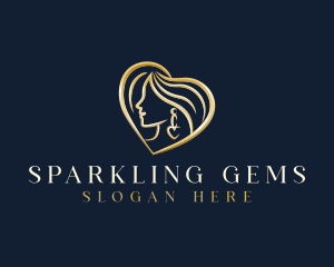 Elegant Heart Jewelry logo design