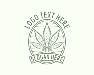 Herbal Cannabis Leaf logo