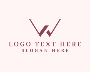 Interior Design Boutique Letter W logo