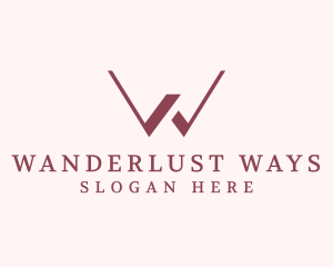 Interior Design Boutique Letter W logo design