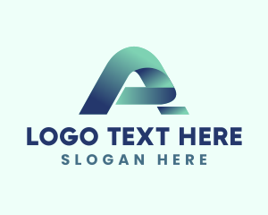Digital Technology Letter A logo