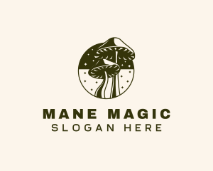 Mushroom Fantasy Magical logo design