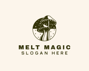 Mushroom Fantasy Magical logo design