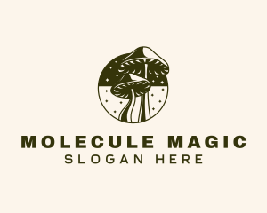 Mushroom Fantasy Magical logo design