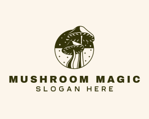 Mushroom Fantasy Magical logo