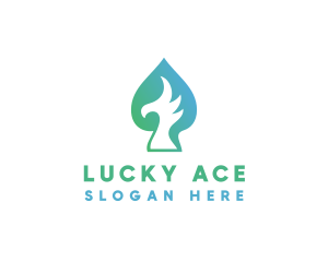 Aviary Bird Spade logo design