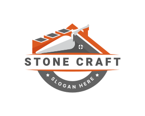 Masonry Trowel Construction logo design