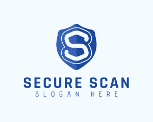 Security Shield Letter S logo design