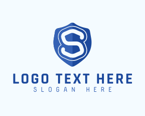 Cover - Security Shield Letter S logo design