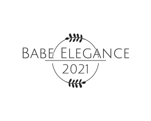 Elegant Wreath Boutique logo design