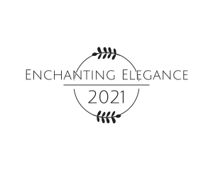 Elegant Wreath Boutique logo design