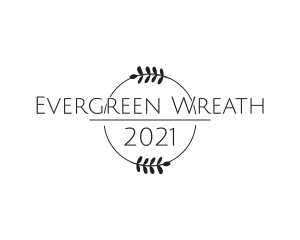 Elegant Wreath Boutique logo design