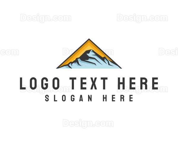 Alpine Triangle Mountain Logo