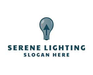 Arrow Light Bulb logo