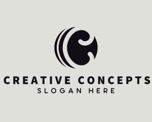 Modern Agency Letter C logo design