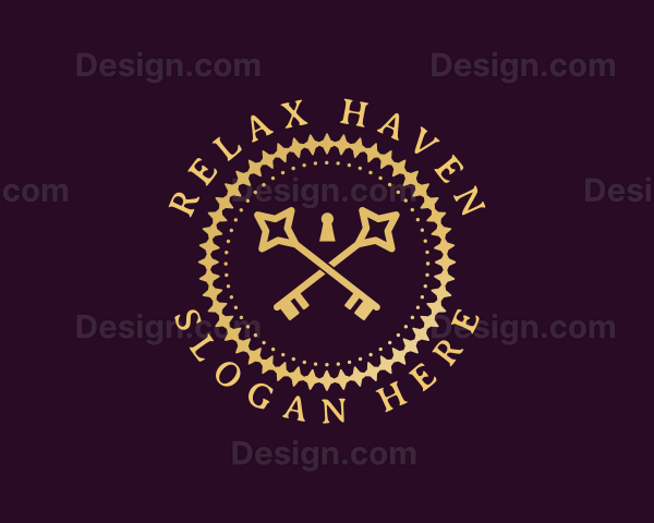 Elegant Regal Key Logo