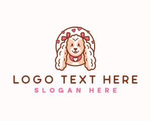 Dog Grooming Pet logo