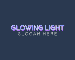 Tech Neon Light logo design