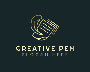 Quill Writer Blog logo design