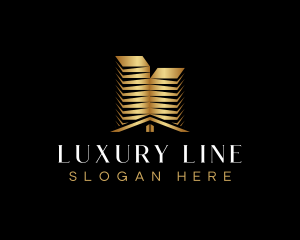 Luxury Property Real Estate logo design