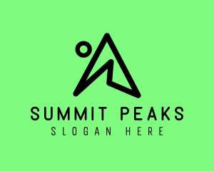 Minimalist Mountain Travel logo