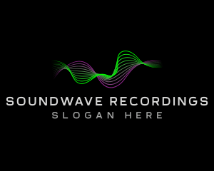 Audio Tech Wave logo design