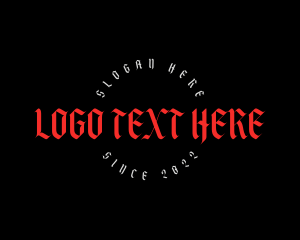 Gothic Tattoo Business logo