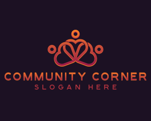 Community People Foundation logo design