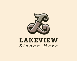 Antique Tailoring Business logo design